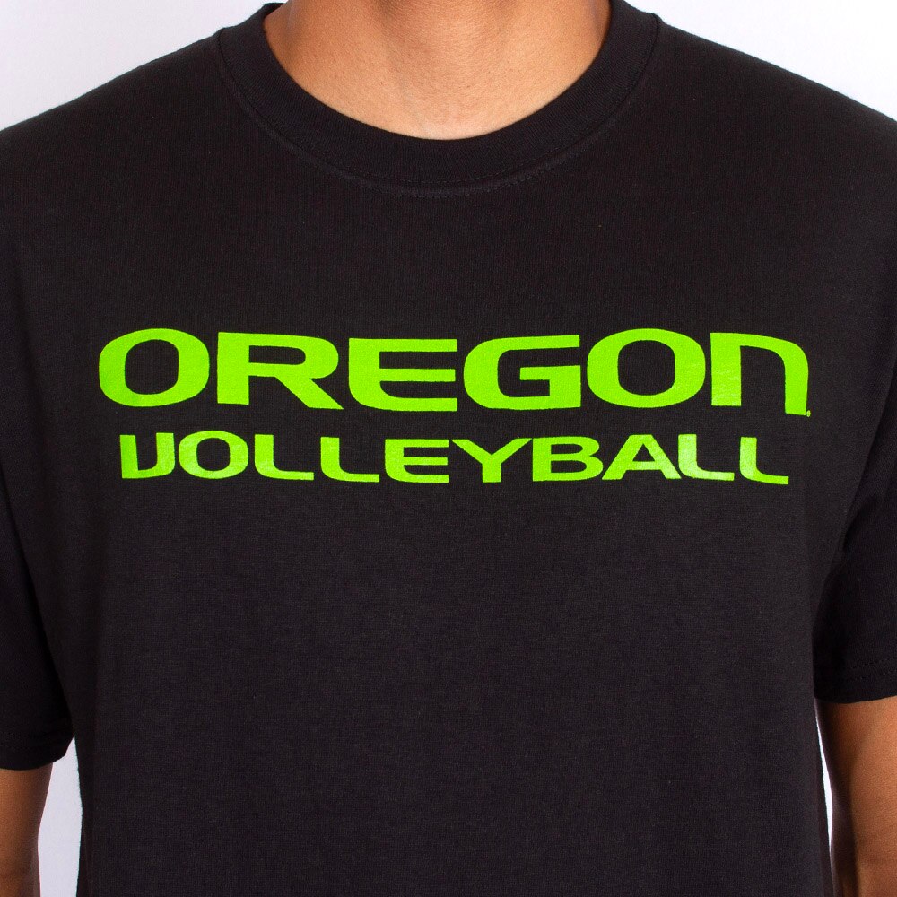 Oregon word-mark, Volleyball, McKenzie SewOn, T-Shirt